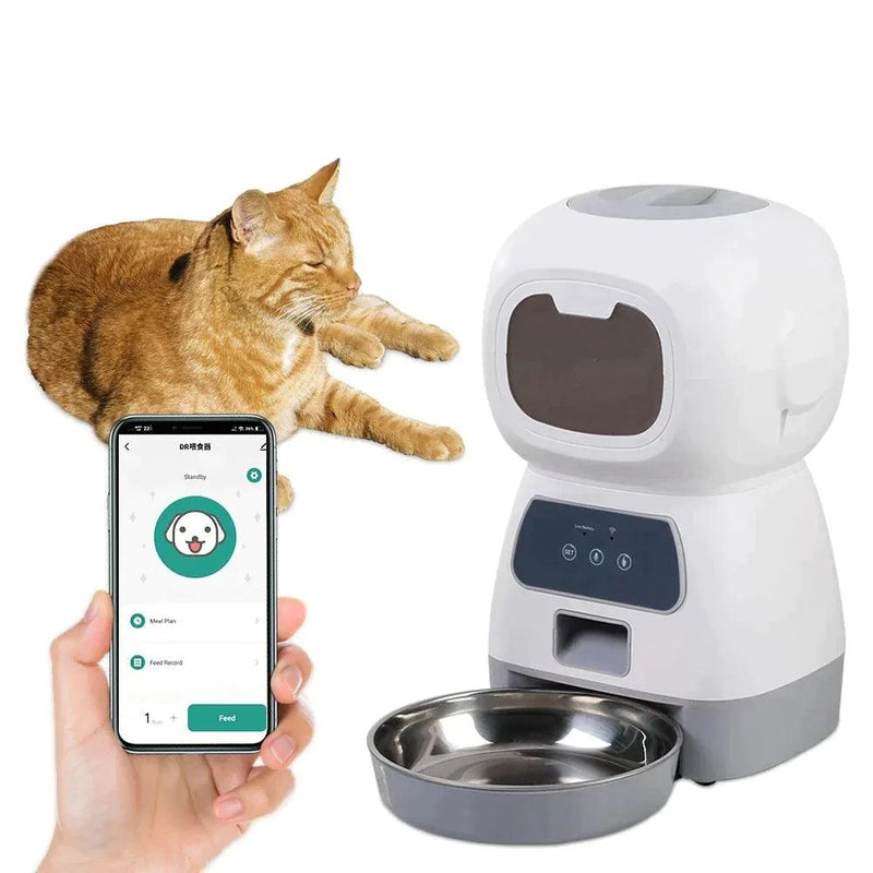 Alimentador Automático para Cães e Gatos - i-STU shopping