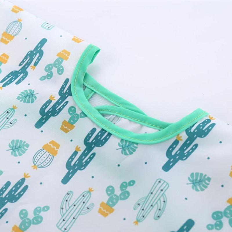 Avental de manga comprida para bebês - i-STU shopping